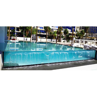 Piscine en acrylique transparente Leyu, la plus vendue de notre usine chinoise, taille personnalisable, design tendance pour adultes, garantie 10 ans