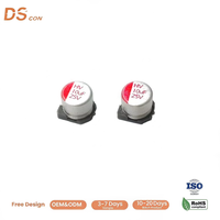 Condensateur à semi-conducteurs SMD 25V 10uF 6.3x5.8mm, puce V, polymère conducteur, électrolytique en aluminium pour carte mère et carte VGA.