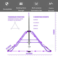 Station de musculation Power Tower en acier avec barres de dips et barre de traction pour entraînement à domicile