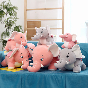<span class=keywords><strong>Los</strong></span> elefantes con orejas grandes gris elefante de peluche de juguete mini elefante de juguete de felpa - Product Image 5