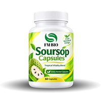 Capsules de Corossol Naturel, Complément Alimentaire Botanique, Capsules de Corossol Marque Privée, Usine OEM