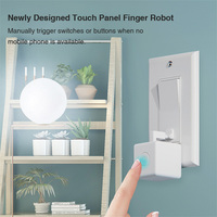 Fingerbot intelligent sans fil Bluetooth BLE, contrôlable via l'application Alexa Android, alimenté par batterie, design pliable, interrupteur télécommandé