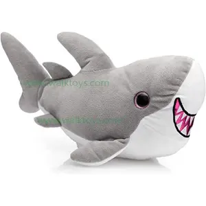Singing Birthday Gift Musical Shark Stuffed Ocean Animals Pillow Plush Toy