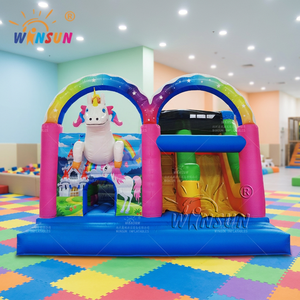 WINSUN <b>Large</b> Unicorn <b>Inflatable</b> Jumping Casle <b>Inflatable</b> Amusement Unicorn <b>Inflatable</b> Trampoline - Product Image 1