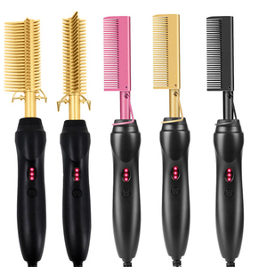 Brosse Lissante Chauffante Professionnelle 2-en-1 et Fer à Boucler Électrique - Product Image 4
