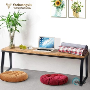 Patas Rectangulares de Acero Modernas para Muebles, Diseño Industrial para Mesa de Hogar u Oficina, Fácil Instalación, Color Negro - Product Image 2