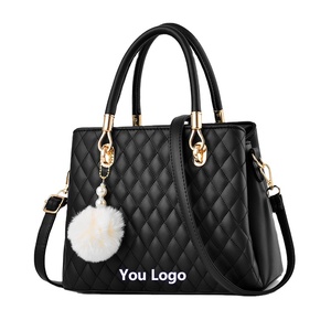 Sac à bandoulière pour femme en cuir PU, grand sac fourre-tout personnalisé avec logo, mode, OEM, ODM, vente en gros, usine - Product Image 1