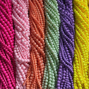 Nouvelles perles en verre faites à la main de 10 mm, 67 couleurs, accessoires de mode DIY avec dos uni, perles en vrac pour bracelet et décoration - Product Image 2