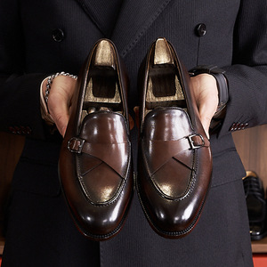 Men's British casual <b>shoes</b>, leather breathable casual <b>shoes</b> - Product Image 3