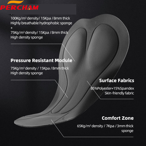 Cuissard de cyclisme grande taille avec logo personnalisé pour hommes vêtements de cyclisme vélo de route respirant séchage rapide avec poches - Product Image 6