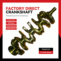 Crankshaft Baja Tempa Berkinerja Tinggi 13401-22020 untuk Mesin TOYOTA 1ZZ Corolla Matrix Celica Avensis Suku Cadang Mobil