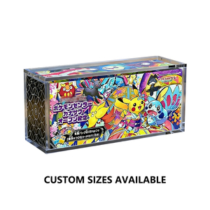 Boîte de présentation Pokémon en acrylique avec protection UV pour TCG/ETB/Booster/151 UPC/SPC, série Factory, épaisseur 5-8 mm, couvercle magnétique - Product Image 2