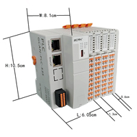 Controlador Lógico Programable Modular GCAN-PLC-535 Ethercat Master con Codesys, 8di 8do PNP 24V DC para Automatización Industrial