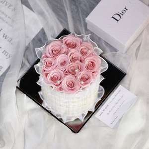 กล่องช่อดอกกุหลาบเก็บรักษาไว้นาน3-5ปีของขวัญวันเกิดสำหรับภรรยา/แฟนวันวาเลนไทน์และคริสต์มาสแบบกำหนดเอง - Product Image 2