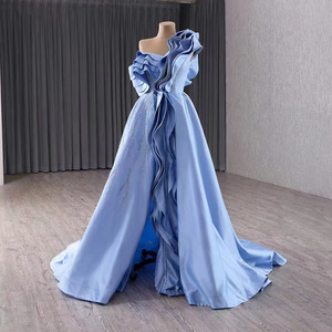 ชุดราตรีทรงเมอร์เมดสุดหรู ประดับมุก ไหล่เดียว รุ่น Rsm241113 - Product Image 4