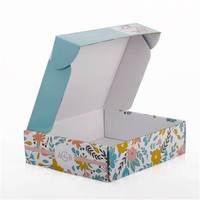Carton imprimé personnalisé recyclé FSC pli sous-vêtements vêtements emballage avion cadeau Mailer carton de papier boîtes postales en carton ondulé