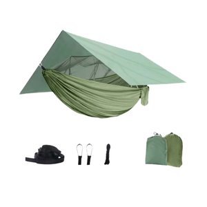 Tente de camping légère et portable pour 1-2 personnes, toutes saisons, avec bâche de protection contre la pluie, <span class=keywords><strong>moustiquaire</strong></span>, deux chambres, montage rapide et automatique - Product Image 2