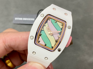 Montre de sport de luxe haut de gamme avec logo personnalisé, bracelet en silicone étanche 22 mm, montre mécanique automatique, montre de luxe pour femmes - Product Image 5