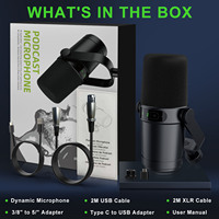 Nouveau Microphone Dynamique Professionnel USB/XLR pour Studio d'Enregistrement 2024, Prix au Pakistan