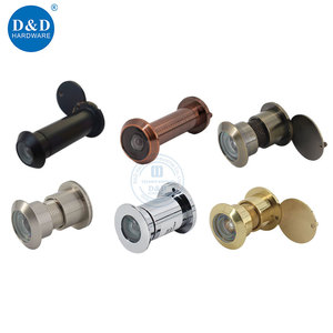 Mirilla <span class=keywords><strong>de</strong></span> Seguridad <span class=keywords><strong>para</strong></span> Puerta Comercial Moderna, Gran Angular, <span class=keywords><strong>de</strong></span> Latón, con Certificación UL, Resistente al Fuego - Product Image 5