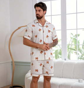 Custom <b>Men's</b> <b>Pajama</b> <b>Set</b> Bamboo Cooling Lounge Wear <b>Pajamas</b> <b>Mens</b> <b>Sets</b> Micro Modal Tencel <b>Pajamas</b> 100 Moq Mercado Mayorista - Product Image 1