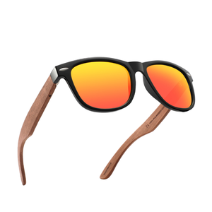 <span class=keywords><strong>Bettega</strong></span> Nouvelles Lunettes de Soleil en Bois Personnalisées Tendance Verres TAC Polarisés Style Euro-Américain 7061H16 - Product Image 1