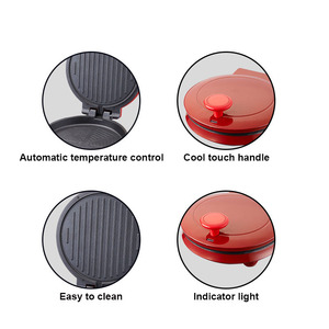 Plancha eléctrica para pizza, antiadherente, con calentamiento de doble cara, para uso doméstico y en fiestas. - Product Image 4