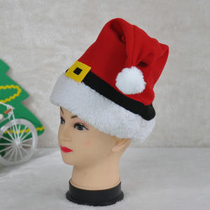 Lindo Gorro de Santa Claus de Felpa Polar para Fiestas Navideñas, Accesorio para el Cabello para Mujeres Adultas - Product Image 6