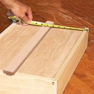 2 pcs מגירת עץ מרכז עץ מדריך הרכבת להתקין את השקופית, חלק החלפת שקופיות מגירה - Product Image 6