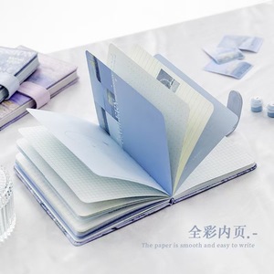 Impression Gallery Magnetic <b>Diary</b> PVC Cover Art Print <b>Notebook</b> with Snow Scene Design for Notes and Journaling - Product Image 4