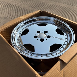 Rines AVT Cromados 5x112 Forjados de 18 Pulgadas, Rines Clásicos de Aleación para Automóviles de Pasajeros para <span class=keywords><strong>Mercedes</strong></span> W124 W205 W202 W204 W140 - Product Image 3