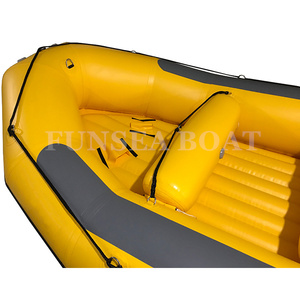 <span class=keywords><strong>Bote</strong></span> Inflable <span class=keywords><strong>de</strong></span> PVC Hypalon <span class=keywords><strong>de</strong></span> 4.25m (14 pies) con Autovaciado, para Rafting en Aguas Bravas, para 10 Personas, FUNSEA IR425 - Product Image 5