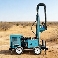 Foreuses hydrauliques portables bon marché de 100 m, 200 m, 300 m pour le forage de puits d'eau