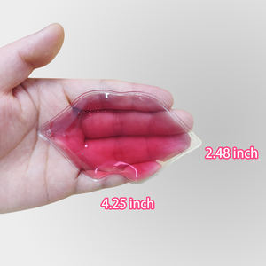 कस्टम फैक्टरी पुन: प्रयोज्य त्वचा की देखभाल नई नींद मुखौटा शांत पैक दर्द राहत गर्म ठंडा सेक आइस होंठ आकार जेल या मनका - Product Image 3