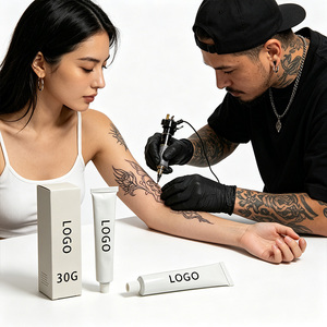 Bestseller Stable Texture Tattoo Cream, Universal Size Custom Net <b>Weight</b>, Custom Logo Tattoo Aftercare Gel for Mixed Tattoo - Product Image 2