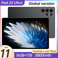 Tablet Pad 25 Ultra Económica con Tarjeta SIM, Pantalla LCD de 10.1 Pulgadas, Android 14, 4G, Resistente al Agua, para Uso Profesional