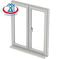 ZHTDOORS, la Ventana Corredera de Aluminio de Doble Hoja Eléctrica de 3x4 Más Rentable