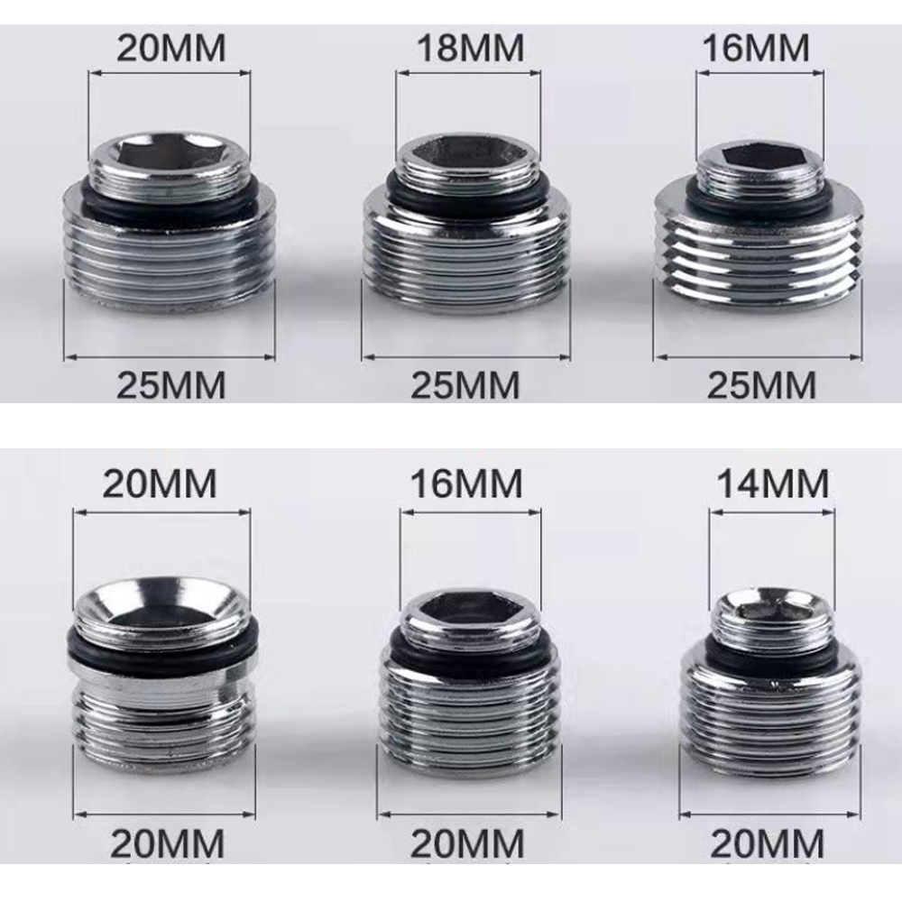 2Pcs Sink Adapter Replacement 22mm To 16mm Tap Aerator - View #11