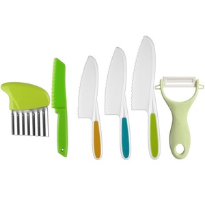 Eco-Friendly Mini Kitchen Knife and Cutter <b>Set</b> Real Cooking for Kids PP Plastic Vegetable and Fruit <b>Tools</b> - Product Image 4