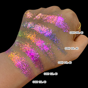 SHENG ZHU Pigmento <span class=keywords><strong>Camaleonte</strong></span> in Polvere Scintillante Effetto Aurora Neon per Ombretto - Product Image 5
