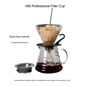Set da Viaggio per Caffè Portatile con Macinacaffè Manuale, Filtro in Vetro, Custodia Rigida e Bilancia Digitale - Product Image 4