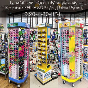 Supermarket promosi populer rak pajangan kacamata karton dudukan kacamata Premium - Product Image 4