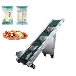 สายพานลำเลียงอัตโนมัติสำหรับเครื่องบรรจุภัณฑ์ ระบบสายพานลำเลียงแบบเอียงสำหรับถัง  ระบบขนส่งวัสดุ - Product Image 6