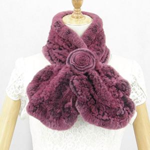 Phụ nữ realrex thỏ đàn hồi lông <span class=keywords><strong>snood</strong></span> khăn choàng khăn quàng khăn dệt kim Thỏ lông <span class=keywords><strong>snood</strong></span> dệt kim Rex thỏ <span class=keywords><strong>snood</strong></span> - Product Image 3