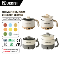 Yuedisi – Marmite électrique multifonction 1,5 L antiadhésive, idéale pour dortoir