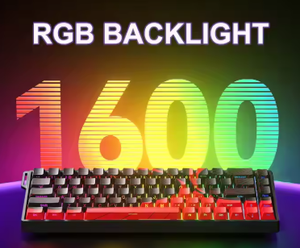 Teclado aula Win 68HE MAX Negro-Rojo Serie 8K, con cable, para PC de escritorio y portátil, teclas RGB Contour Line, interruptores magnéticos intercambiables en caliente, 68 teclas - Product Image 4