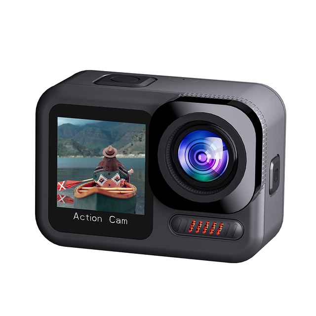 Advanced 4K 60FPS WiFi Action Sports Camera 64MP Waterproof Snorkeling Touch Screen Dual Display CMOS Lens MicroSD Wide Angle