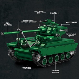 Reobrix Military Tank Building <b>Blocks</b> Set 77033 Educational Toy for Boys Ages 8-13 Years - Product Image 2