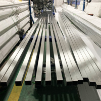 Tubo Cuadrado/Rectangular de Grado de Construcción, Acero Inoxidable 304 316, Soldado TIG, Estándar ASTM, Espesor de 0.6-5 mm, Longitud Personalizada