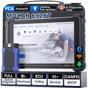 MUCAR 892BT เครื่องมือวิเคราะห์รถยนต์ระบบ CANFD แบบมืออาชีพ อัปเดตฟรี หน่วยความจำ 64G หน้าจอ 8 นิ้ว พร้อม AI - Product Image 1